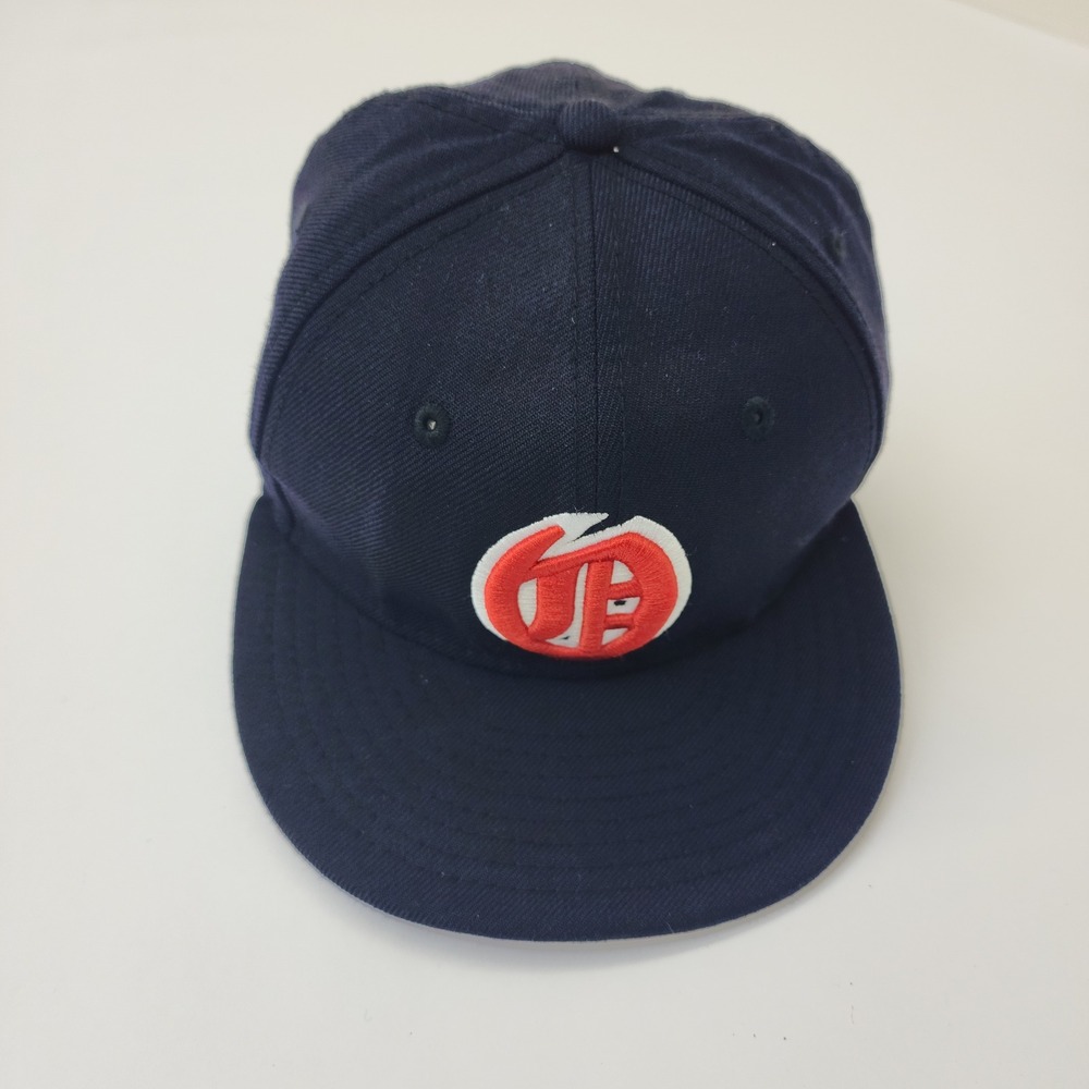 New Era 59FIFTY Omaha Royals MiLB Fitted Hat 7 1/8 Navy Blue Wool Baseball Cap